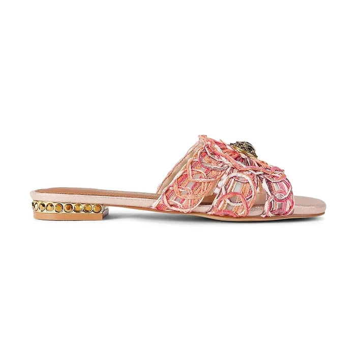 Kurt Geiger London чехли дамски Chelsea Woven Flat Sdl