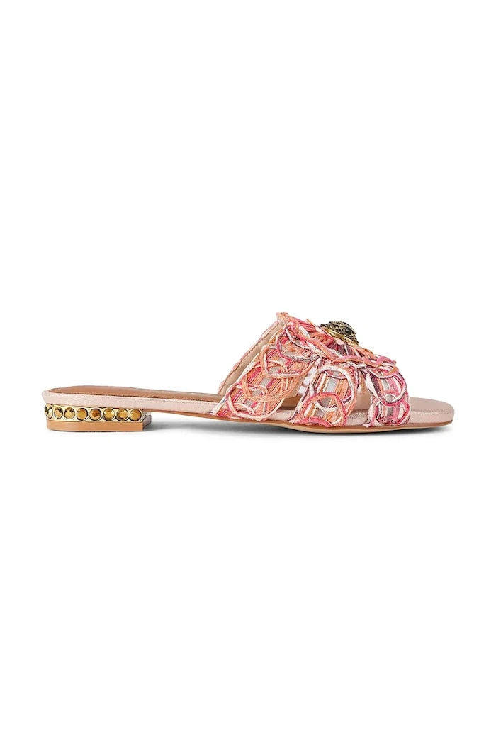 Kurt Geiger London чехли дамски Chelsea Woven Flat Sdl