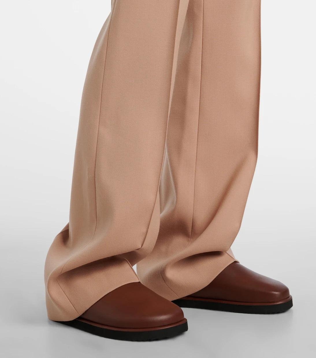 Chloé - High-rise wool straight pants