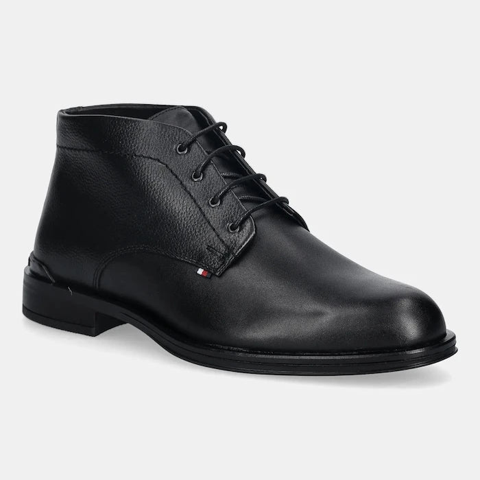 Кожени обувки Tommy Hilfiger CORPORATE HILFIGER LTH BOOT