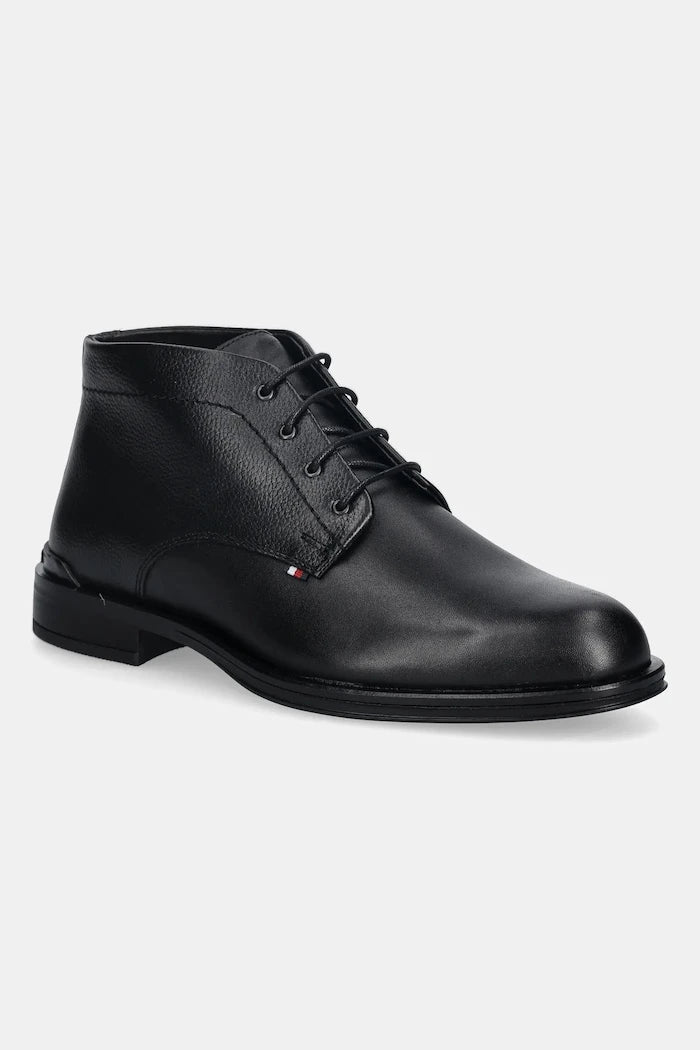 Кожени обувки Tommy Hilfiger CORPORATE HILFIGER LTH BOOT