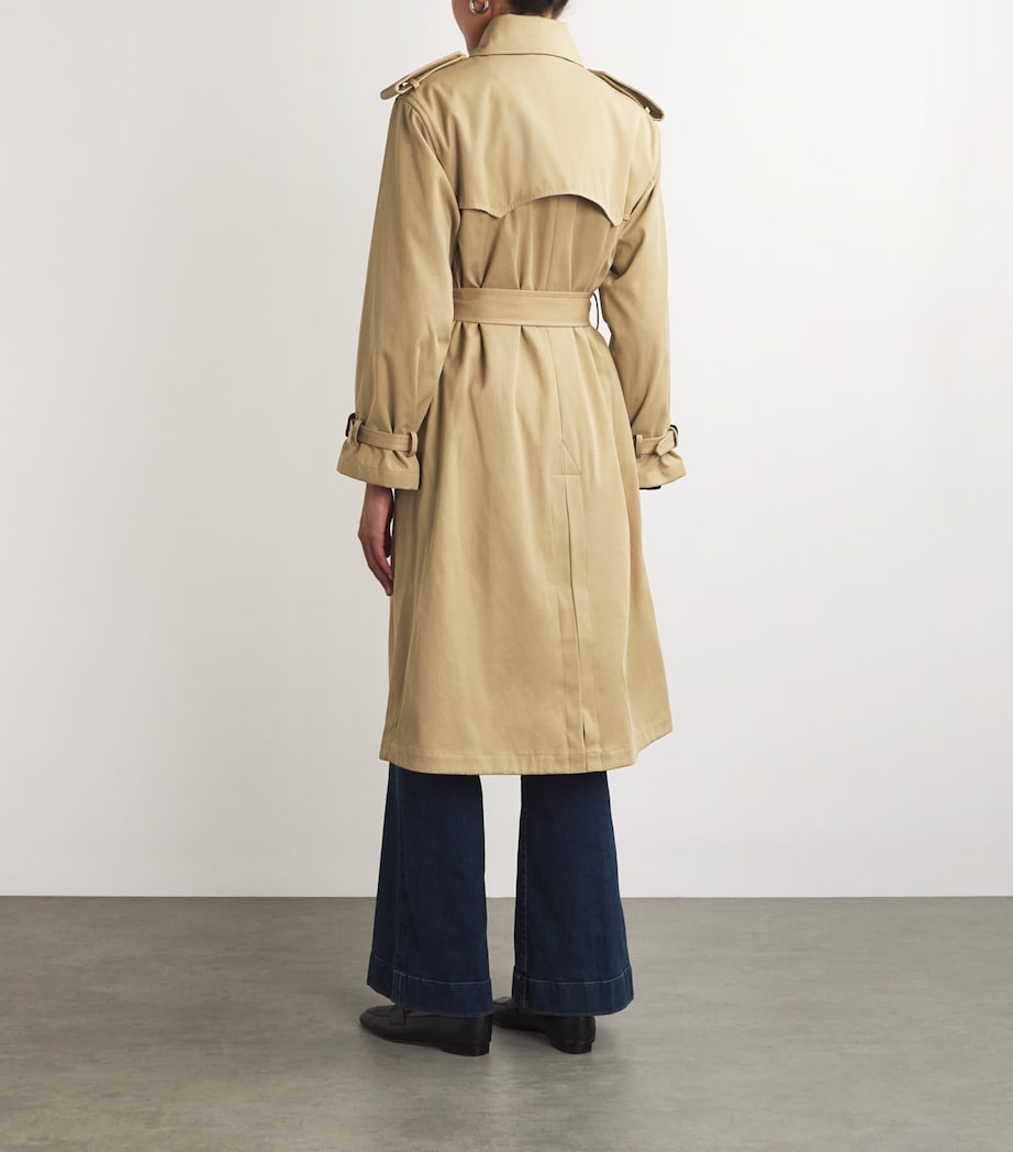 Polo Ralph Lauren Beige Double-Breasted Trench Coat