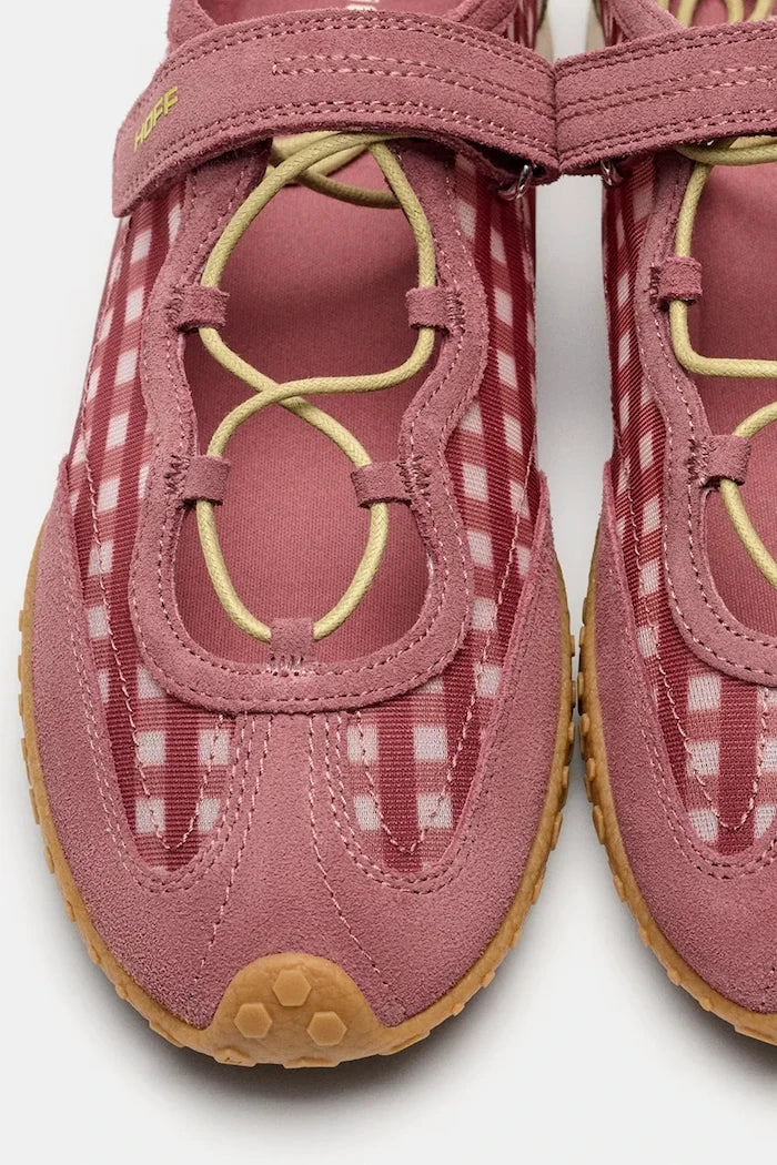 Hoff BRIDGE BOW VICHY BERRY kadın deri sneaker