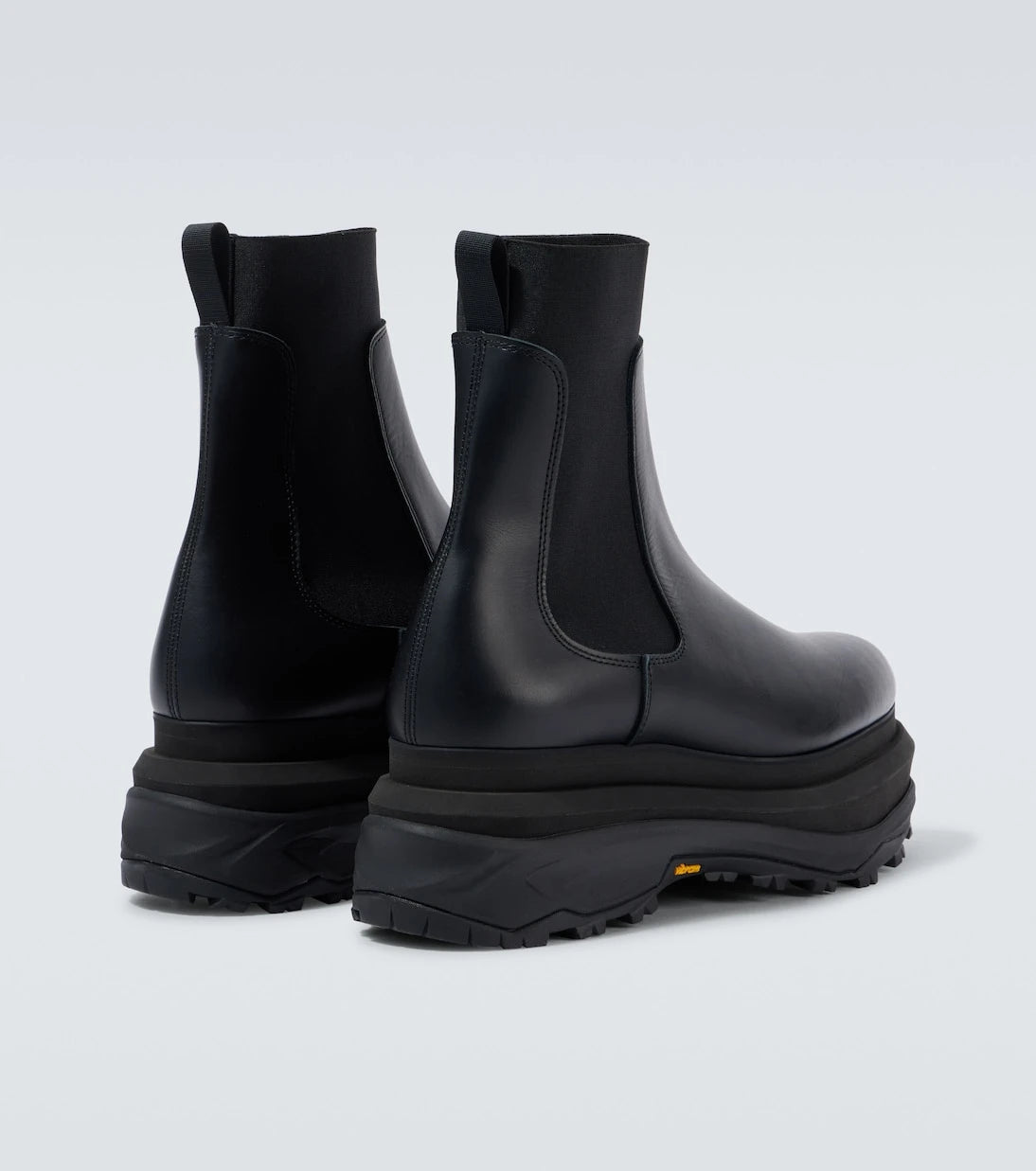 Sacai - Leather Chelsea boots