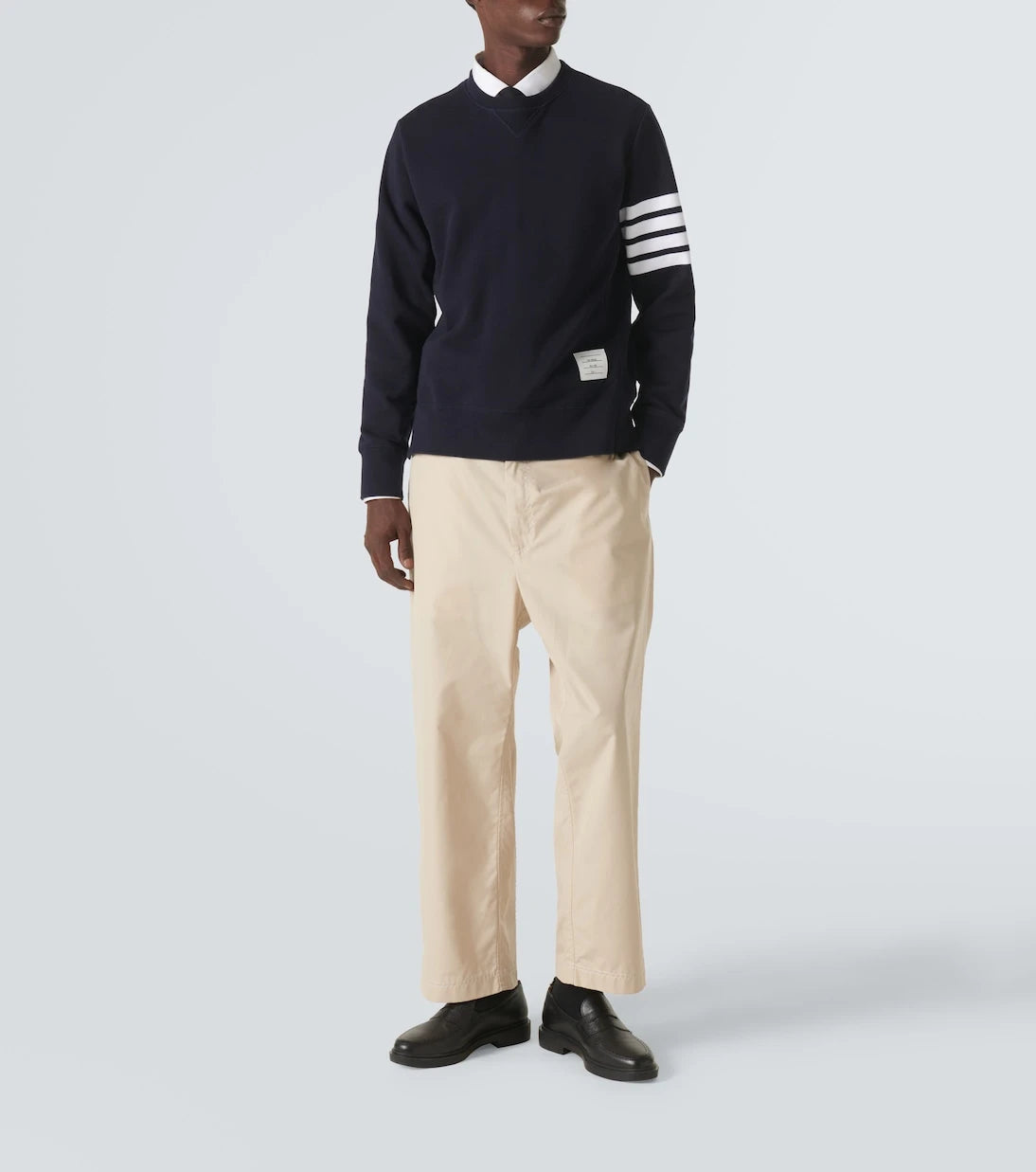 Thom Browne - 4-Bar cotton classic sweatshirt
