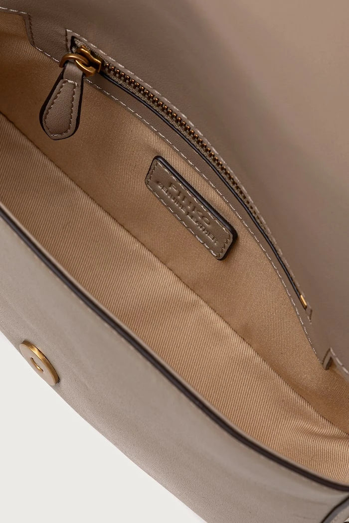 Pinko kadın deri crossbody çanta