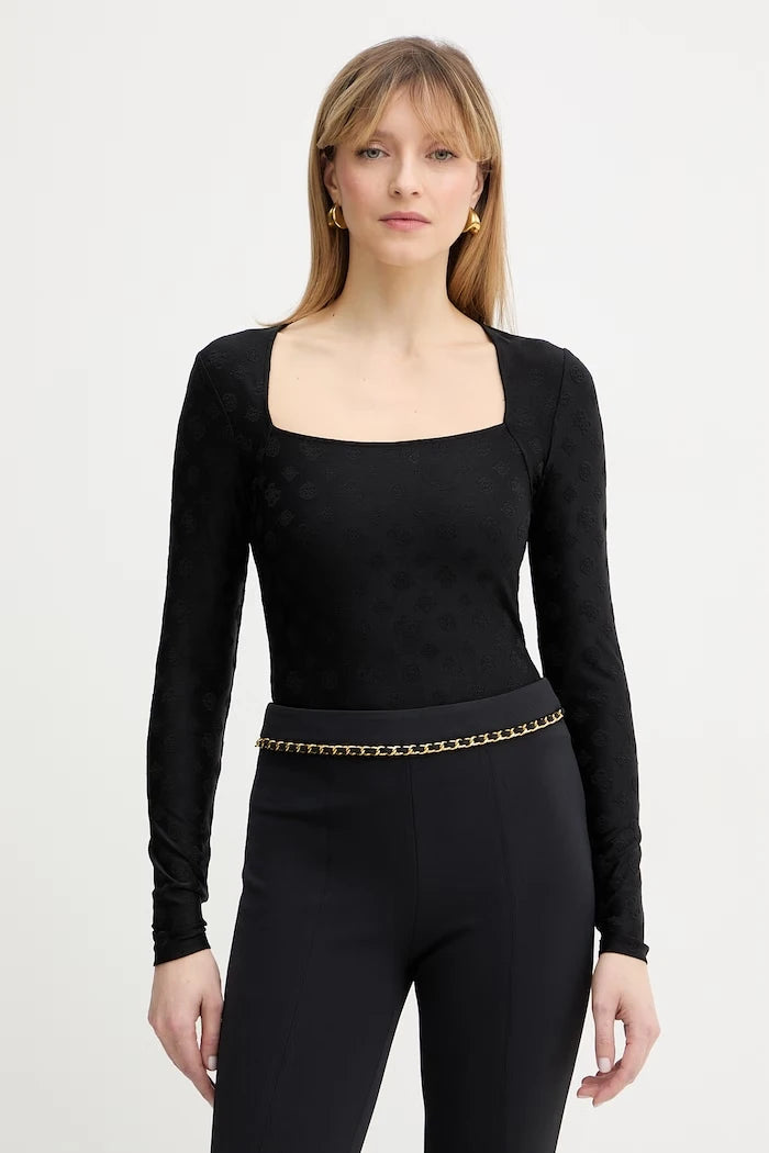 Блуза с дълги ръкави Guess ELLEONA