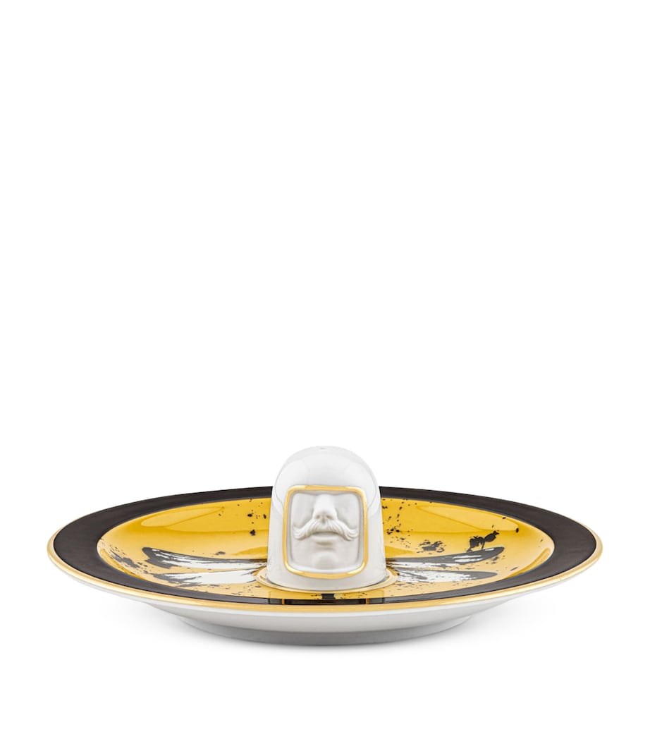 GINORI 1735 Porcelain Il Frate Saffron Incense Burner