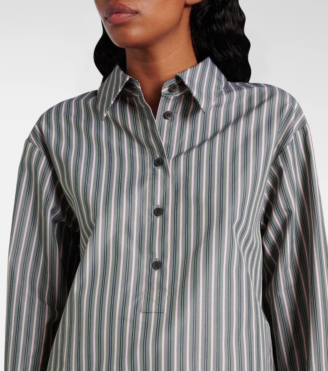 Dries Van Noten - Striped cotton shirt