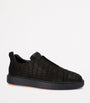 Crocodile Leather Clean Icon Sneakers