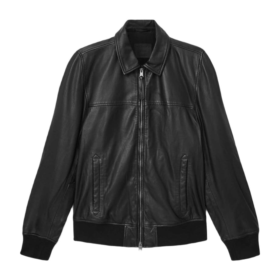 Black Rashford Leather Jacket