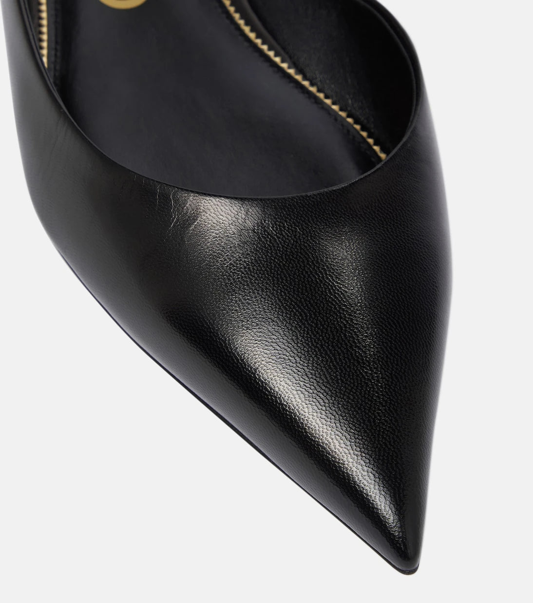 Tom Ford - Padlock leather slingback flats