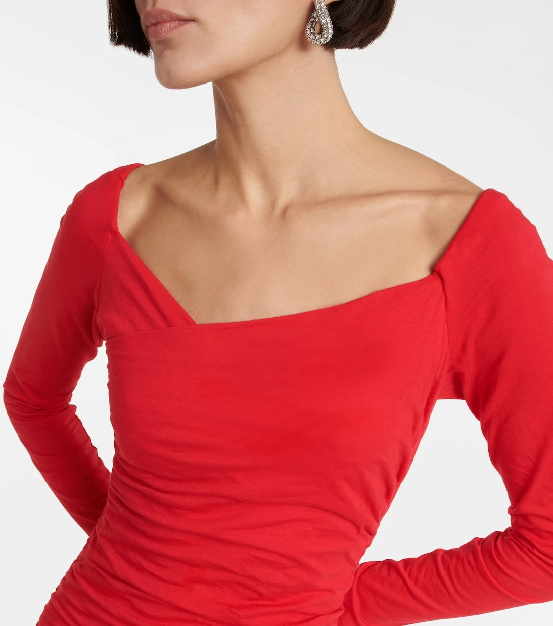 Velvet - Gauzy Whisper jersey midi dress