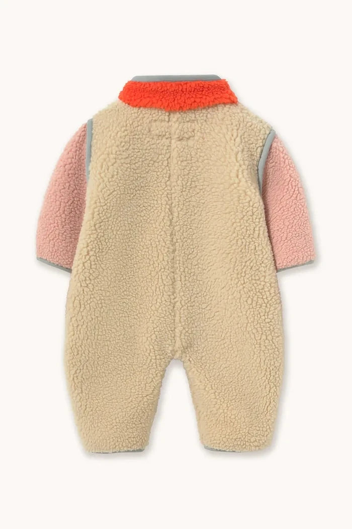 Bebek polar tulum COLOR BLOCK SHERPA ONE-PIECE