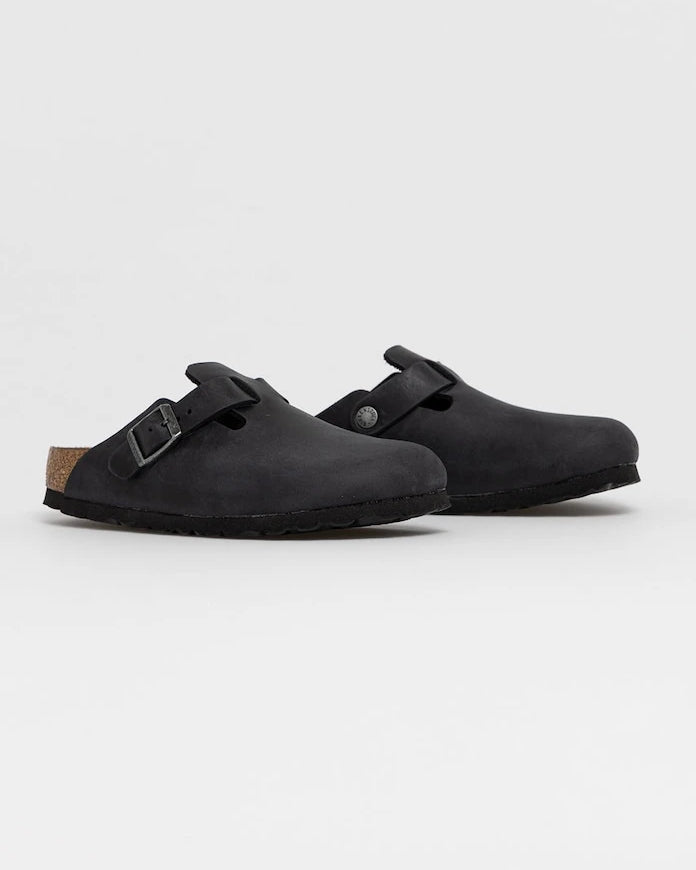 Birkenstock Boston Deri Terlik