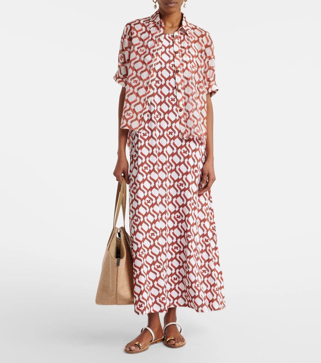 Max Mara - Paste printed midi dress