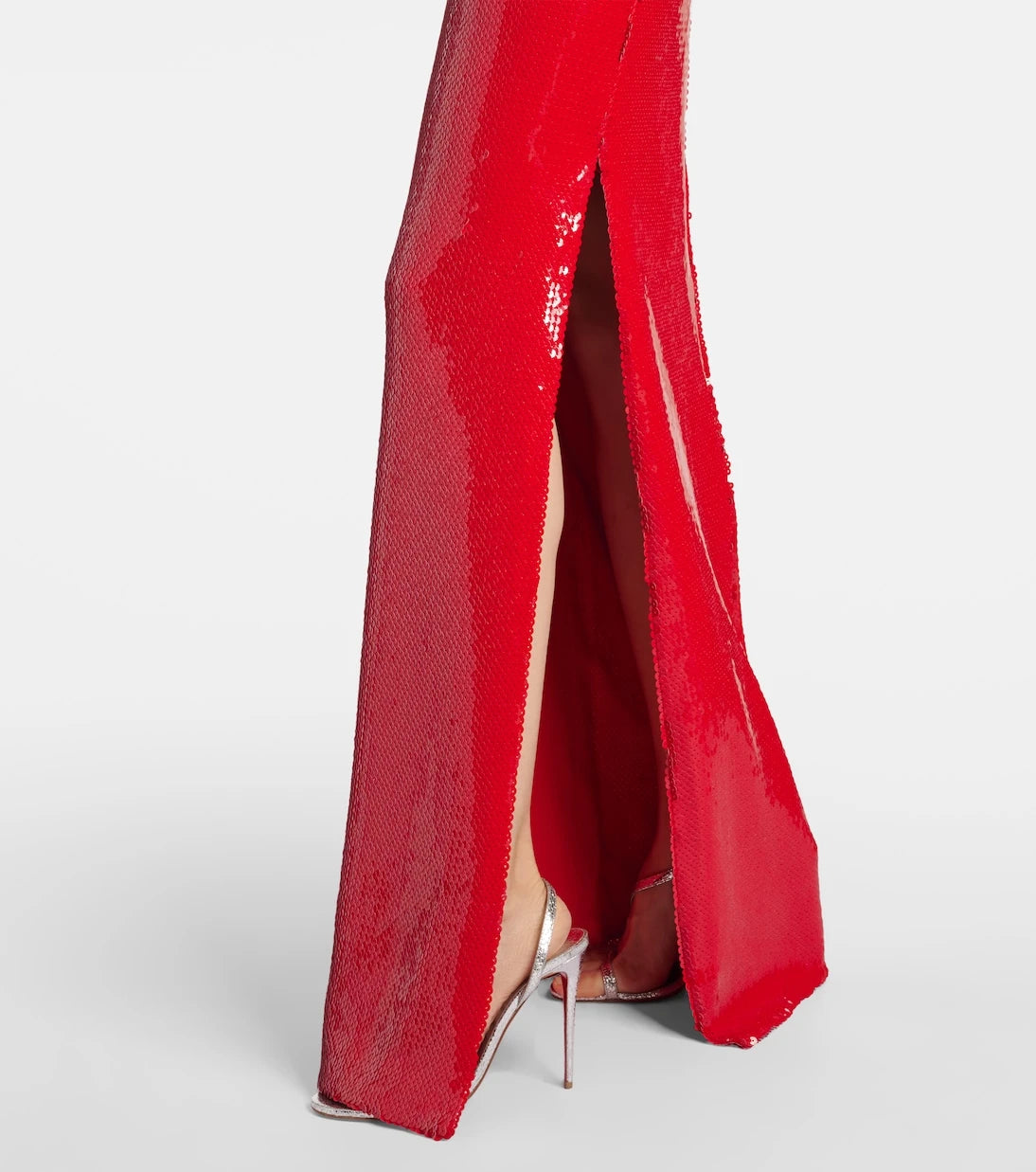 Rodarte - Floral-appliqué sequined gown