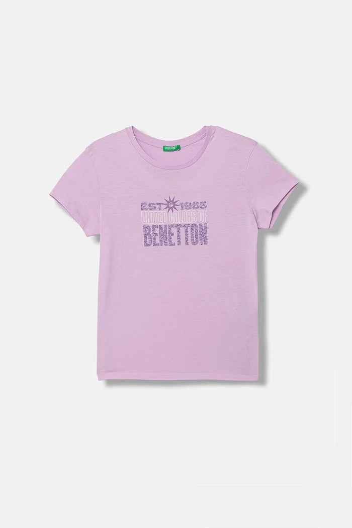 United Colors of Benetton çocuk pamuklu tişört