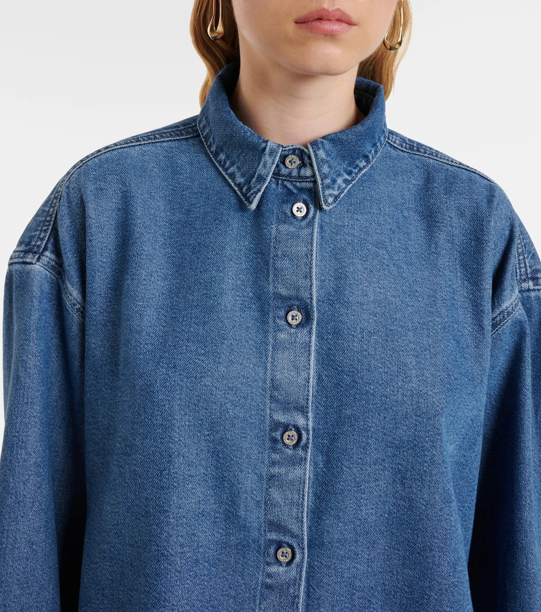 7 For All Mankind - Nina cropped denim shirt