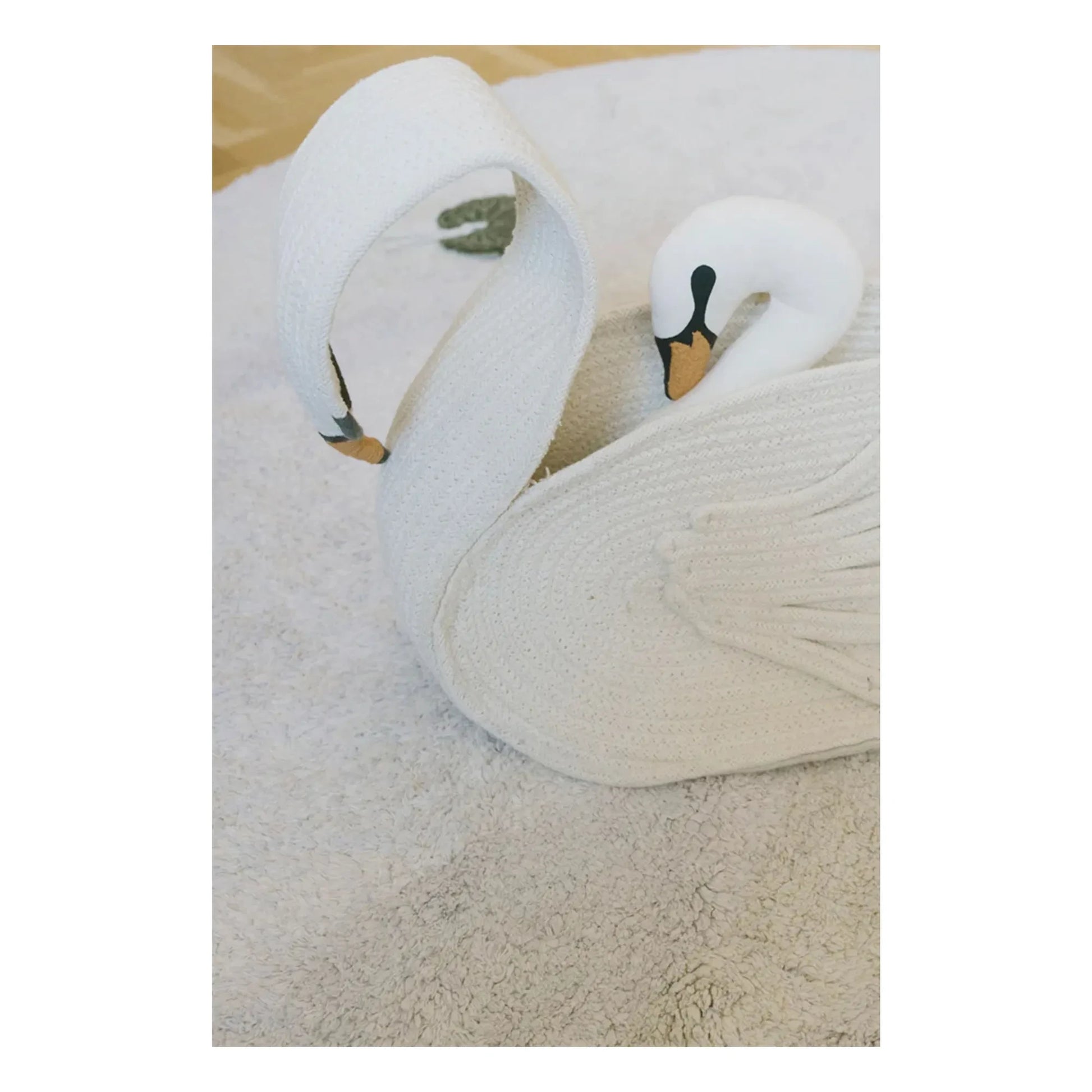 Lorena Canals - Cygne storage basket | White