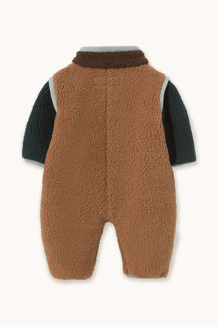 Bebek polar tulum COLOR BLOCK SHERPA ONE-PIECE