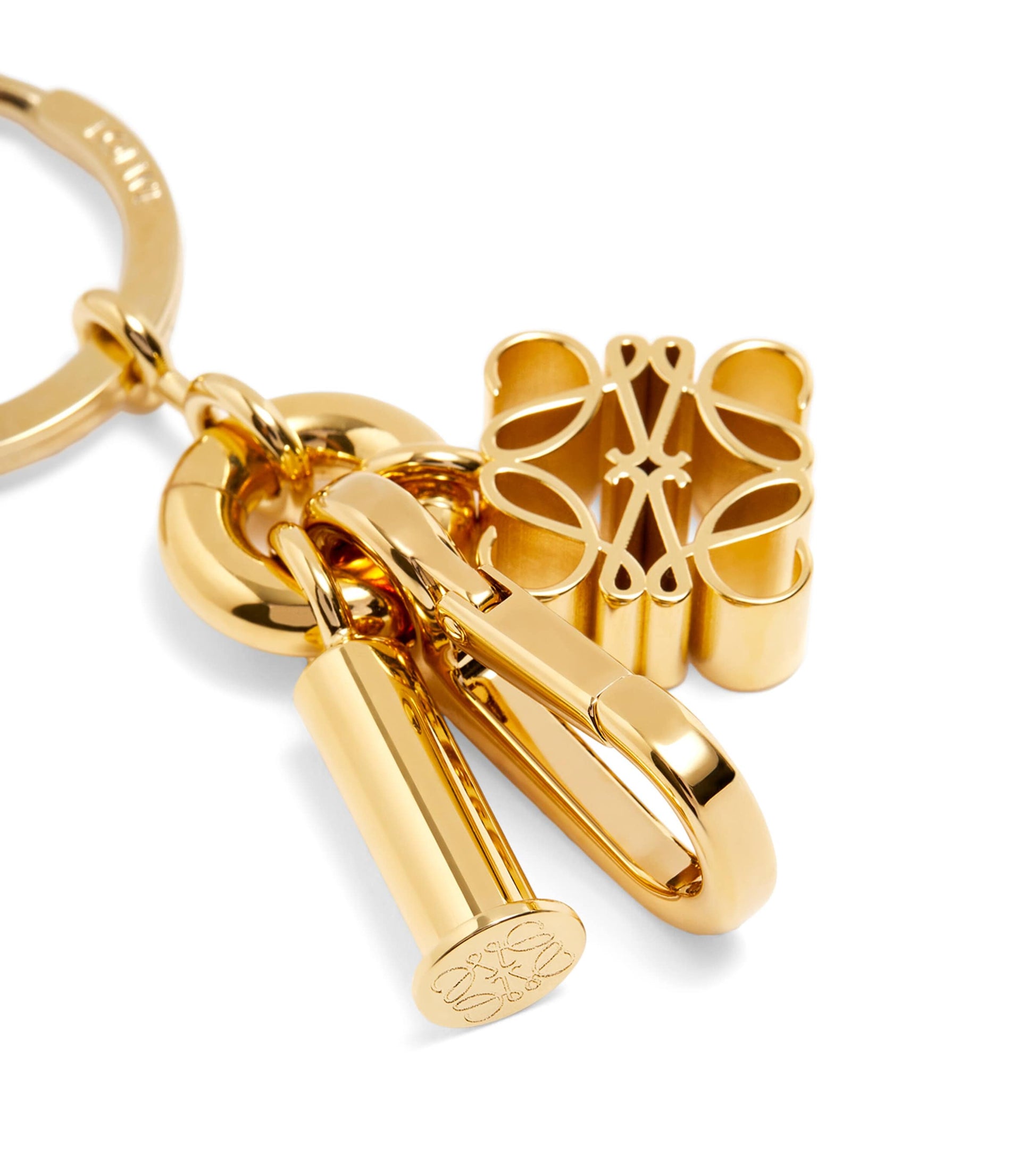Gold Anagram Keyring