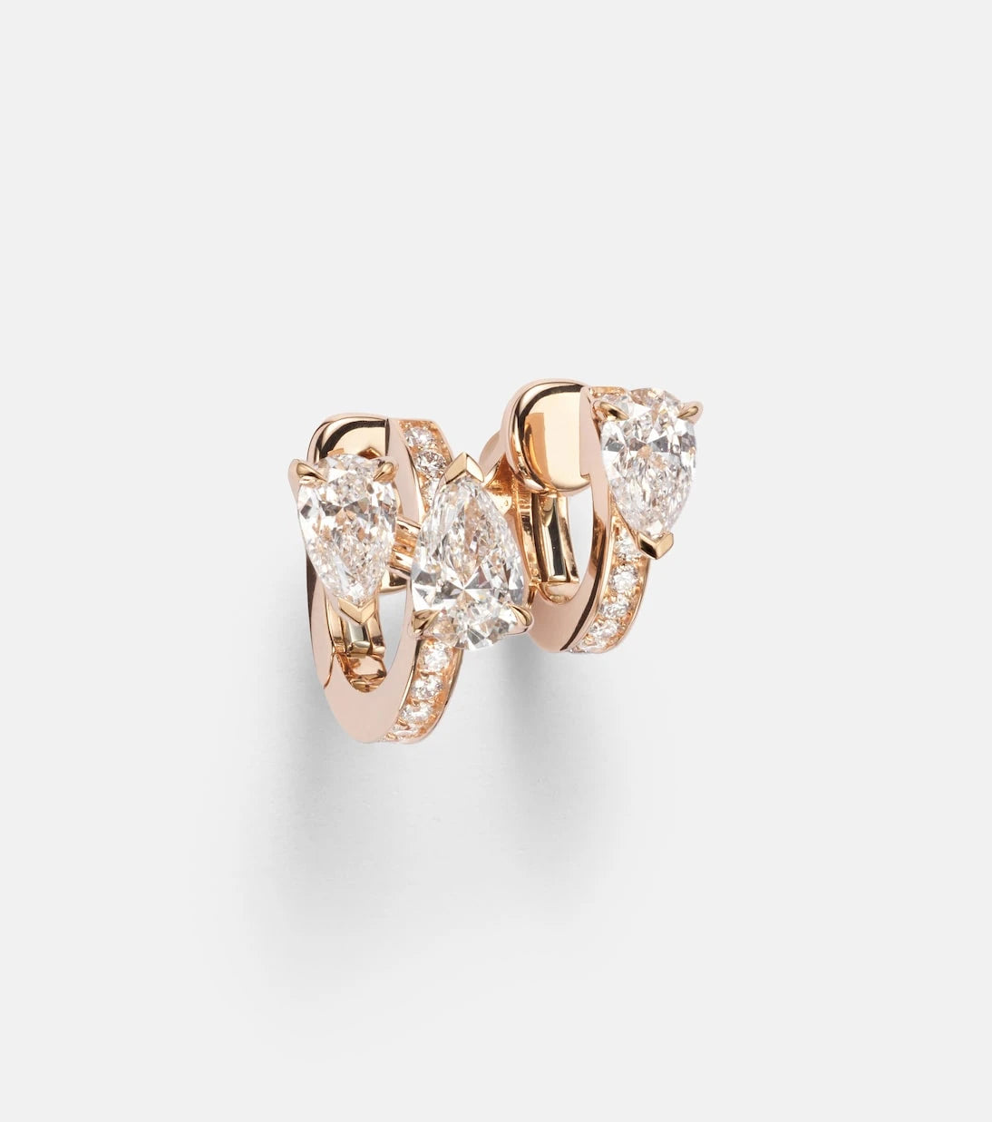 Repossi - Serti Sur Vide 18kt rose gold single ear cuff with diamonds