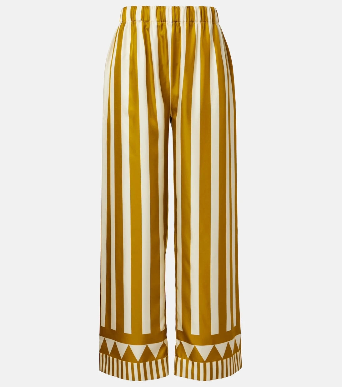 Eres - Pacha striped silk twill palazzo pants