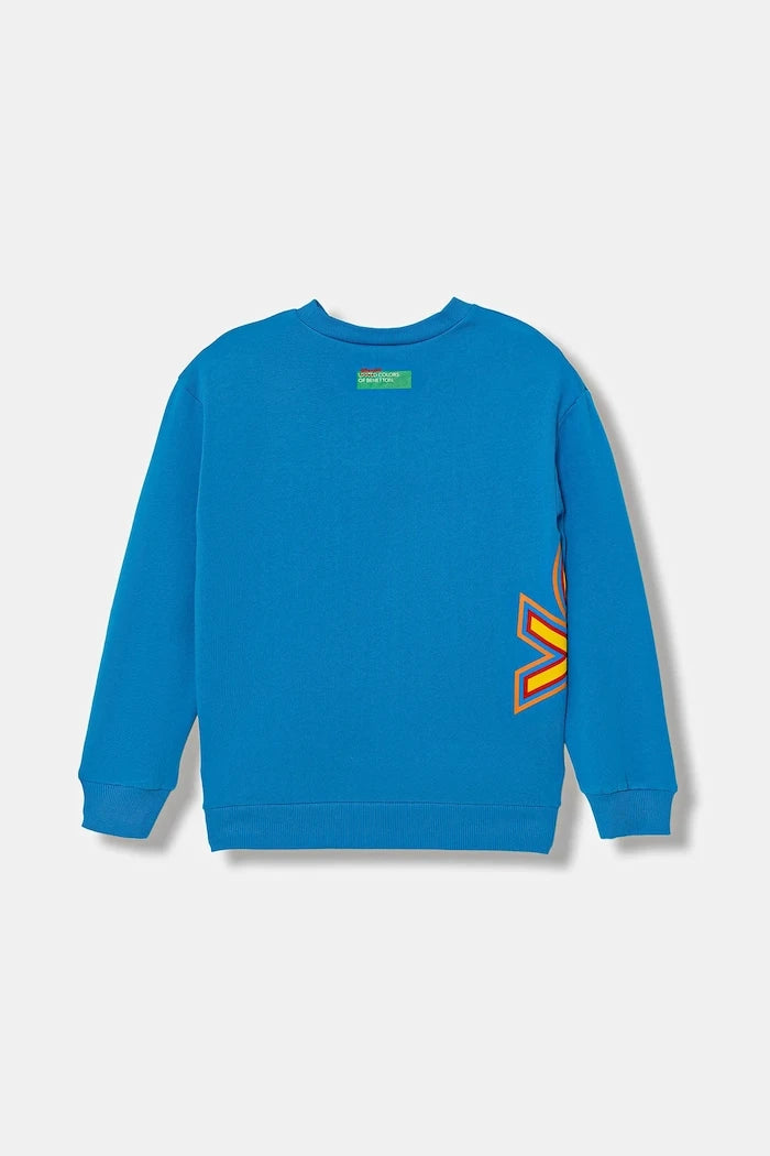 United Colors of Benetton Çocuk Pamuklu Sweatshirt