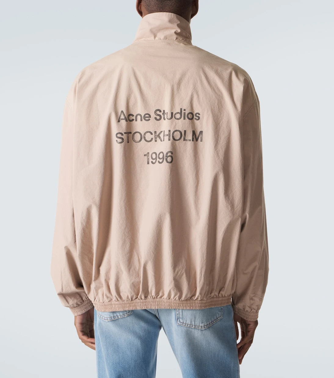 Acne Studios - سترة بومبر قطنية بشعار الماركة