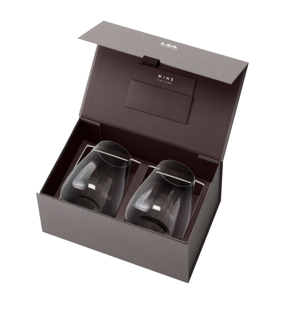 Set of 2 Wine Culture Water Glasses (590ml)