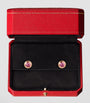 Rose Gold and Pink Sapphire Cartier d'Amour Earrings