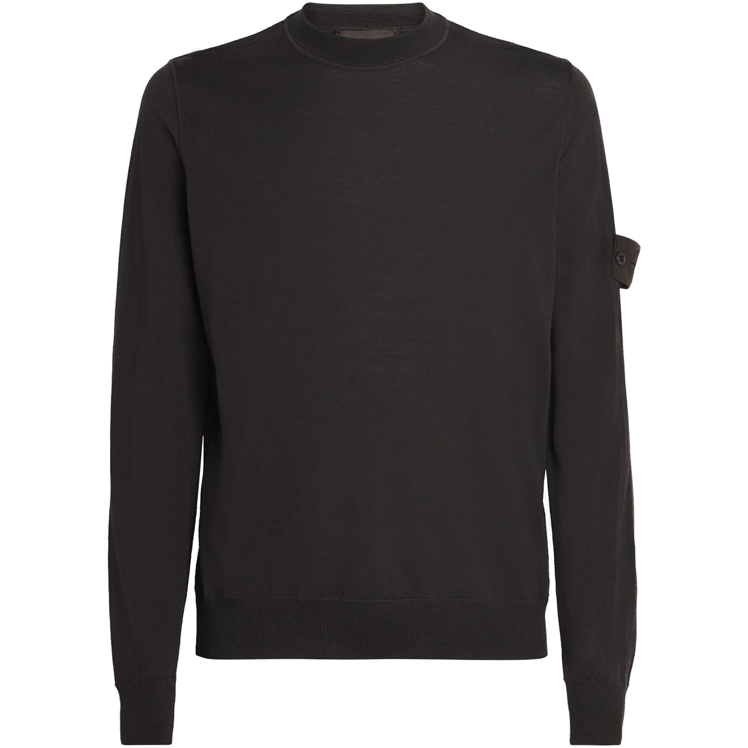 Stone Island Brown Wool Ghost Sweater