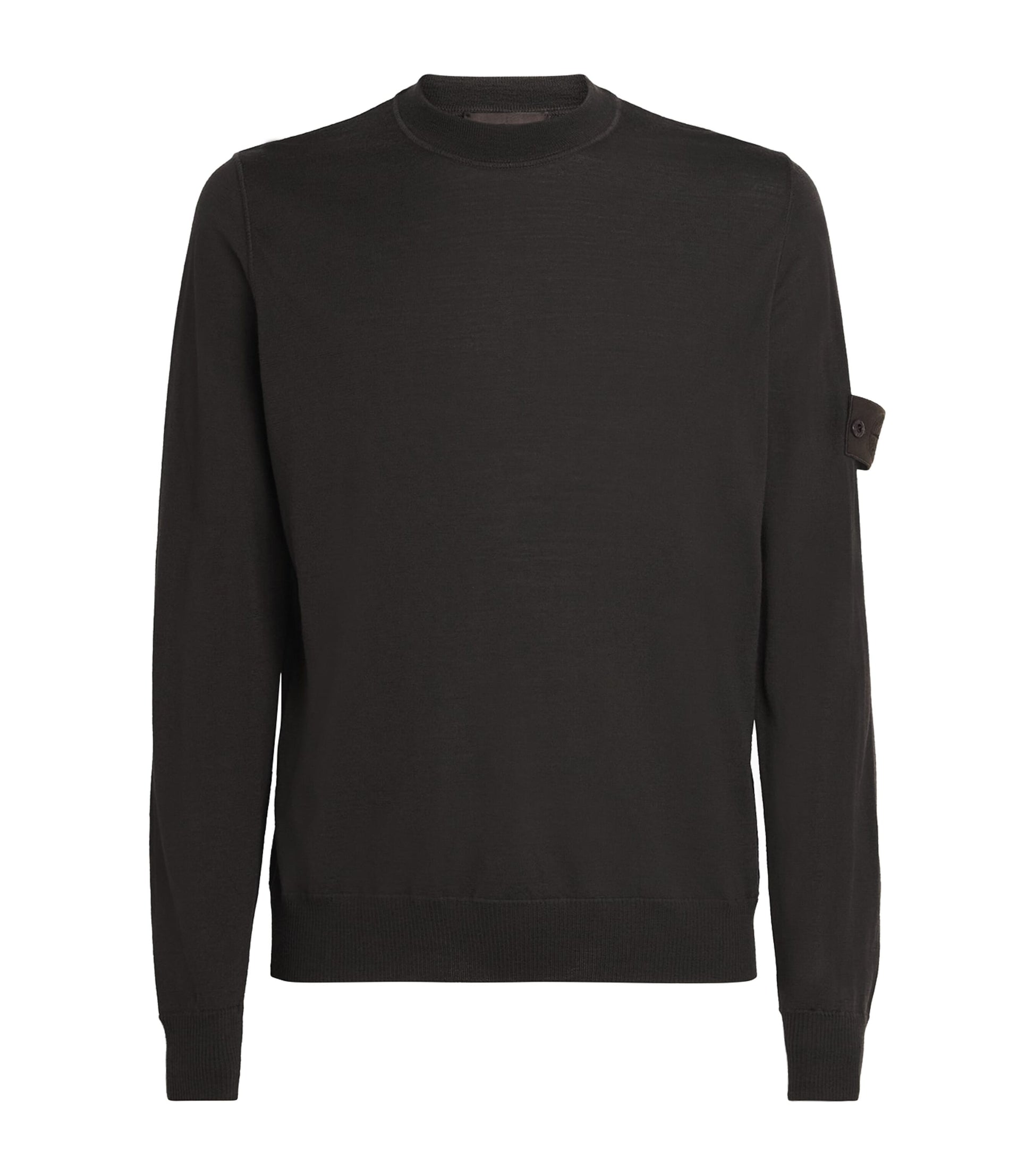 Stone Island Brown Wool Ghost Sweater