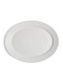 Royal Copenhagen White Fluted Oval Dish (34cm x 27.5cm)