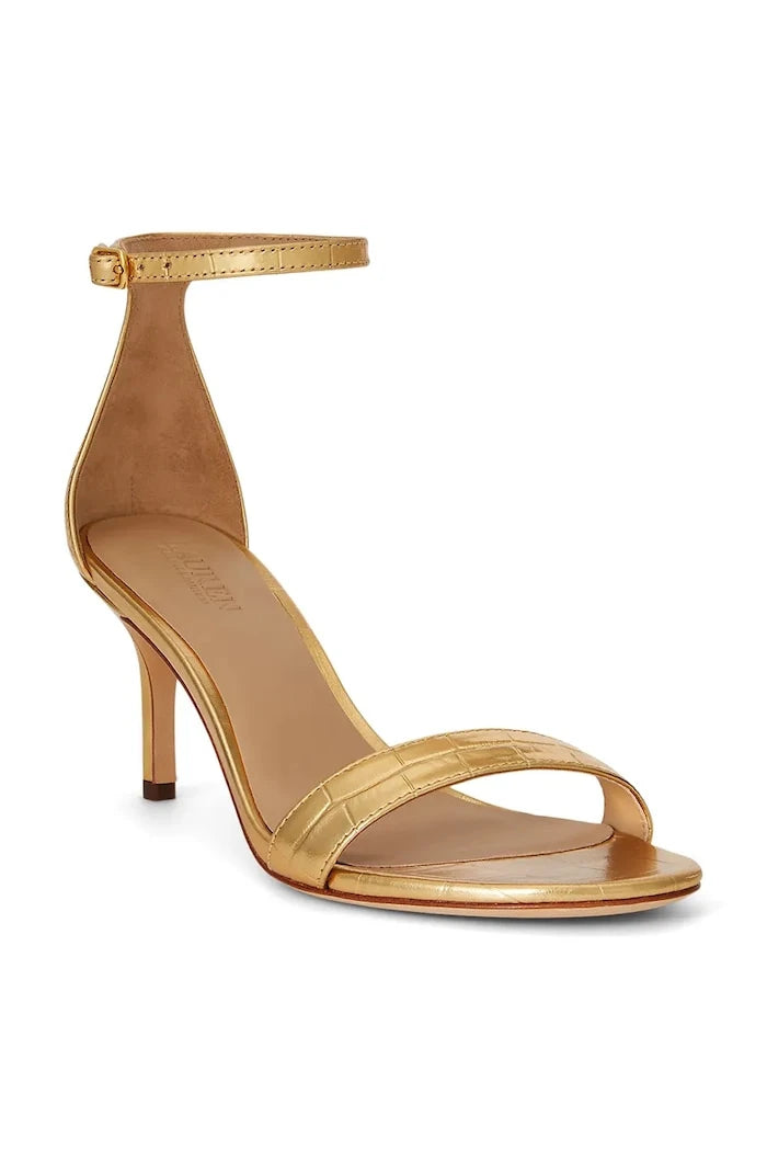 Кожени сандали Lauren Ralph Lauren Allie Mid