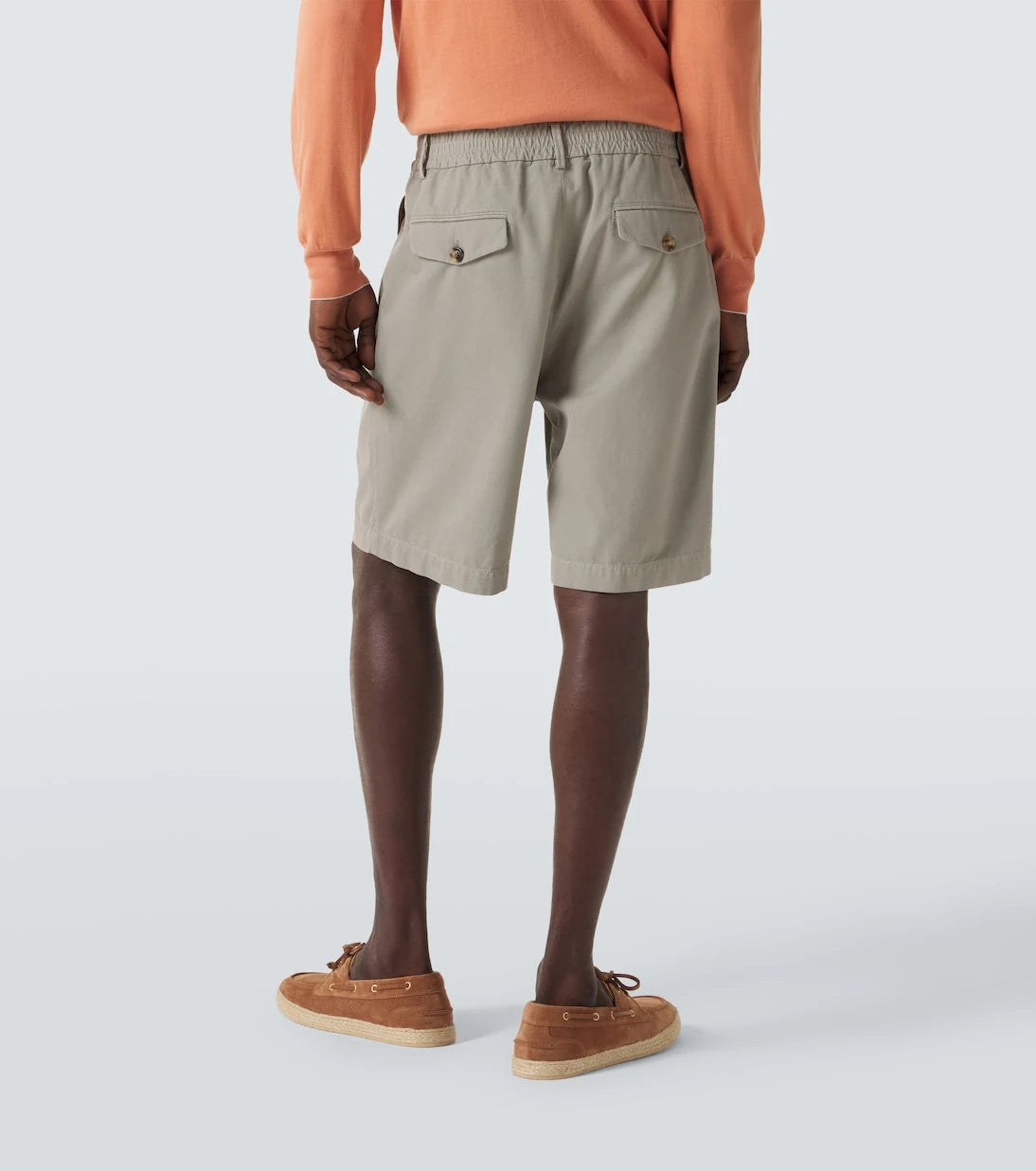Brunello Cucinelli - Cotton gabardine Bermuda shorts