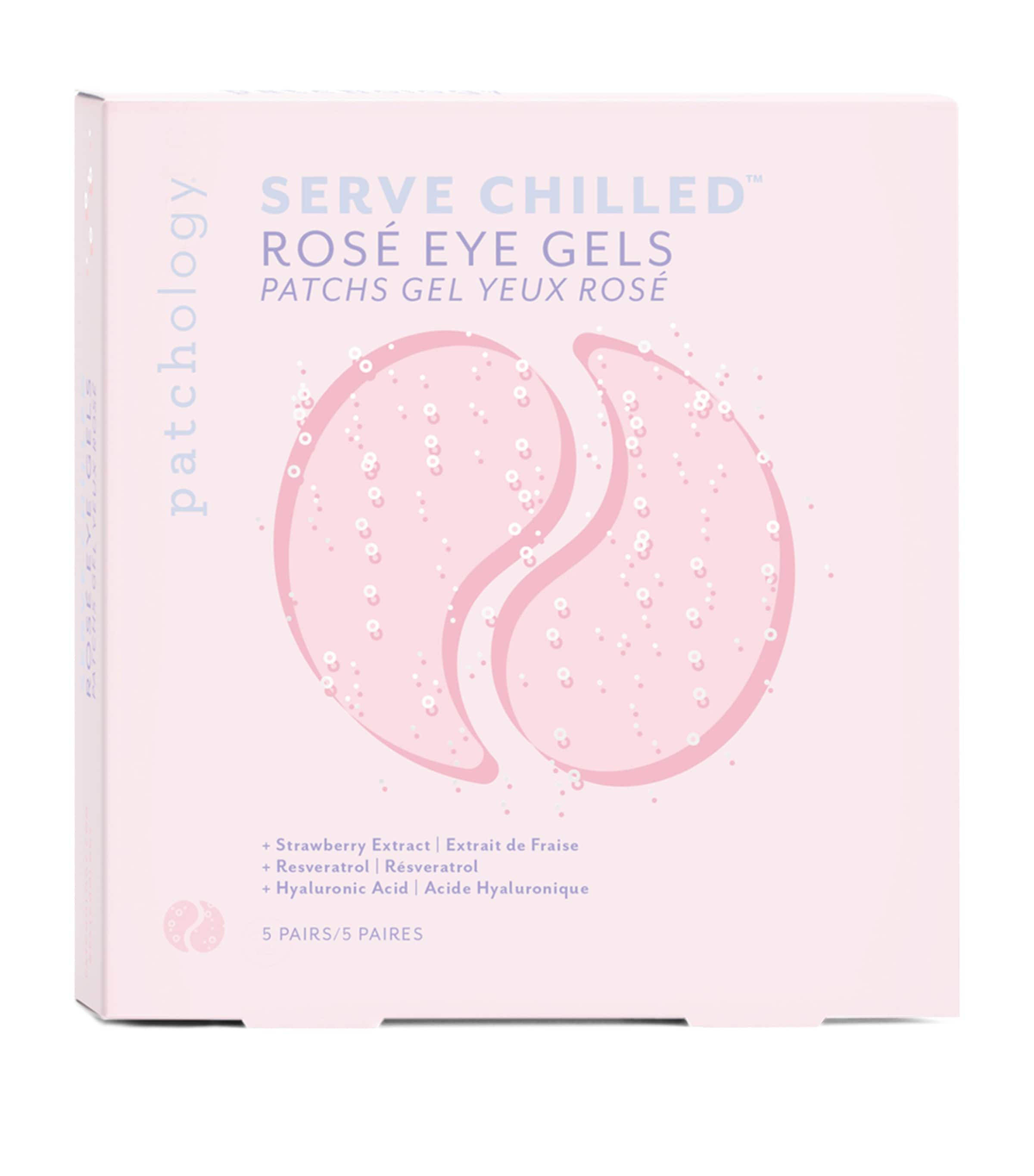 Patchology Serve Chilled Rosé Eye Gels (5 Pack)