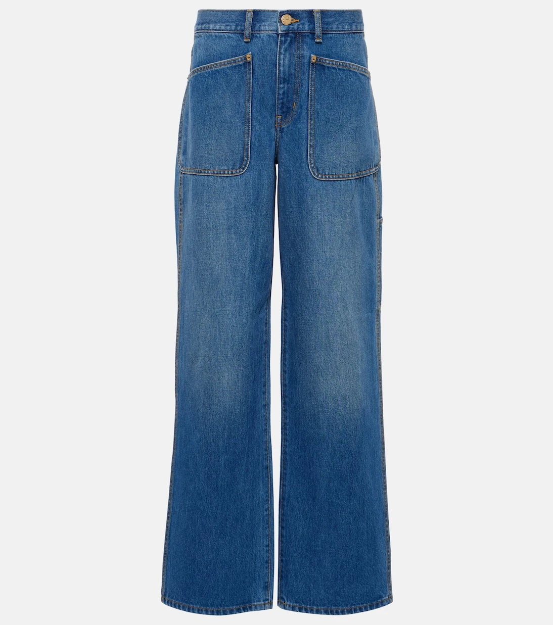 Tory Burch - High-rise cargo jeans