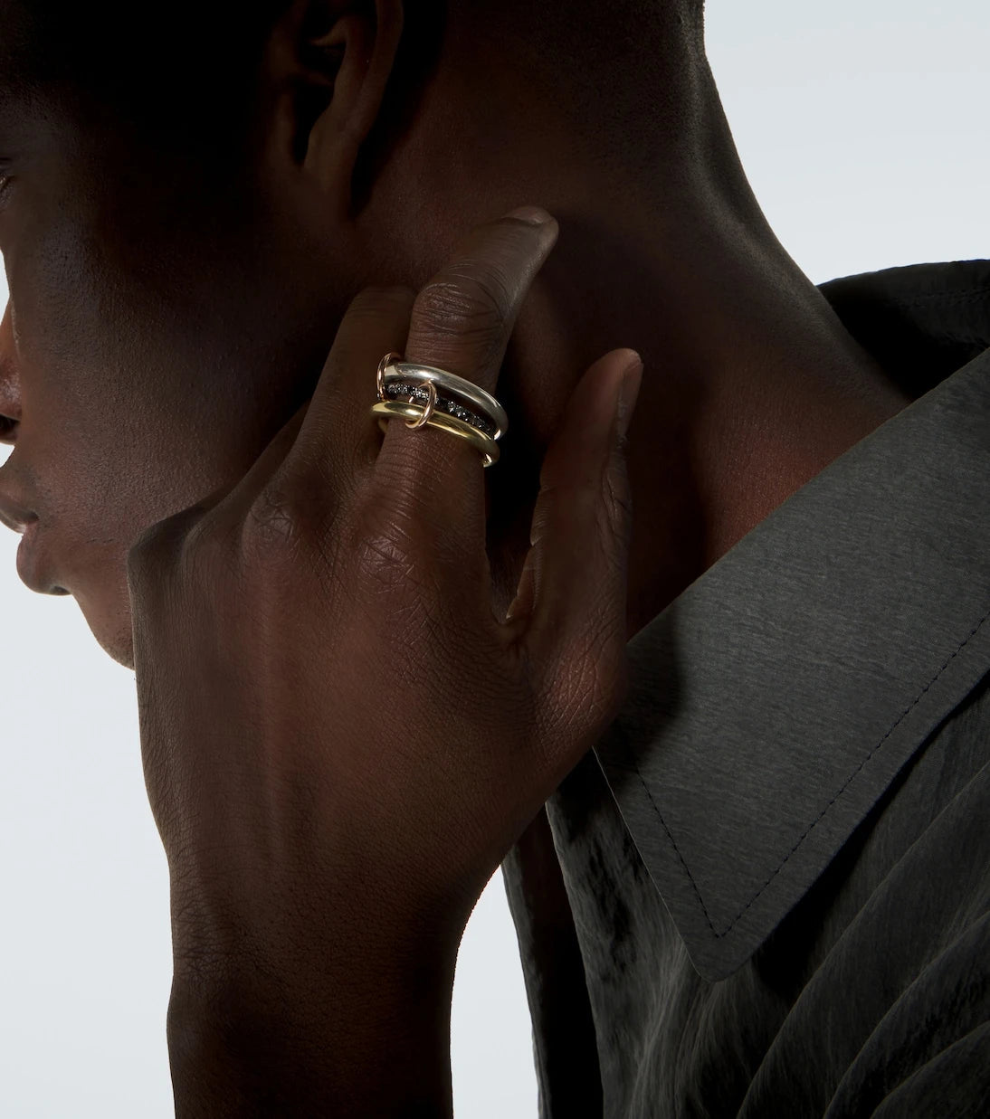 Spinelli Kilcollin - Libra 18kt gold and sterling silver rings with diamonds