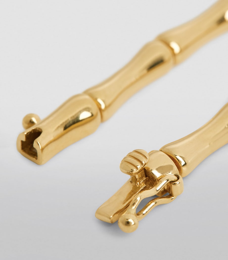 Yellow Gold Bamboo Necklace