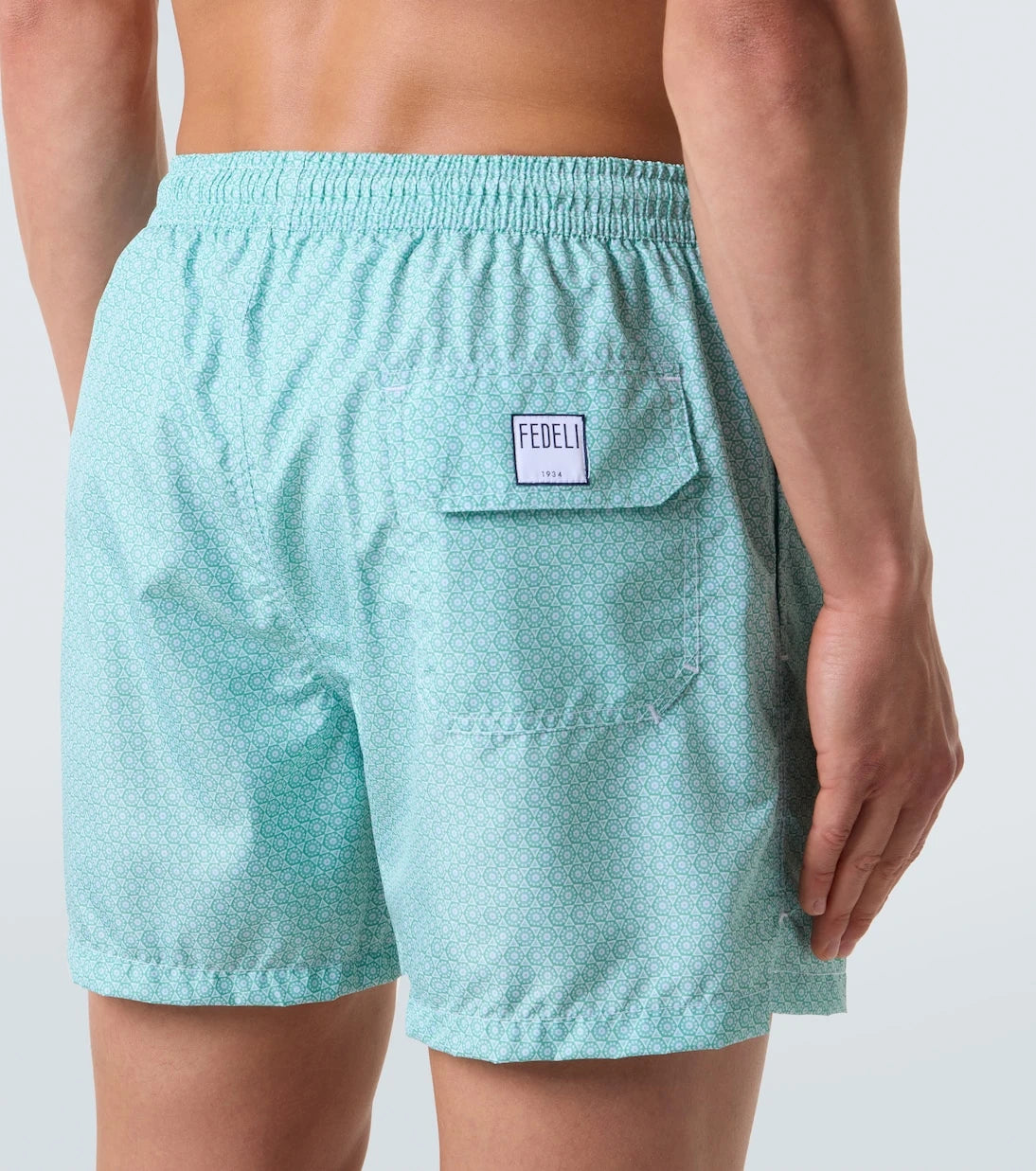 Fedeli - Madeira printed swim trunks