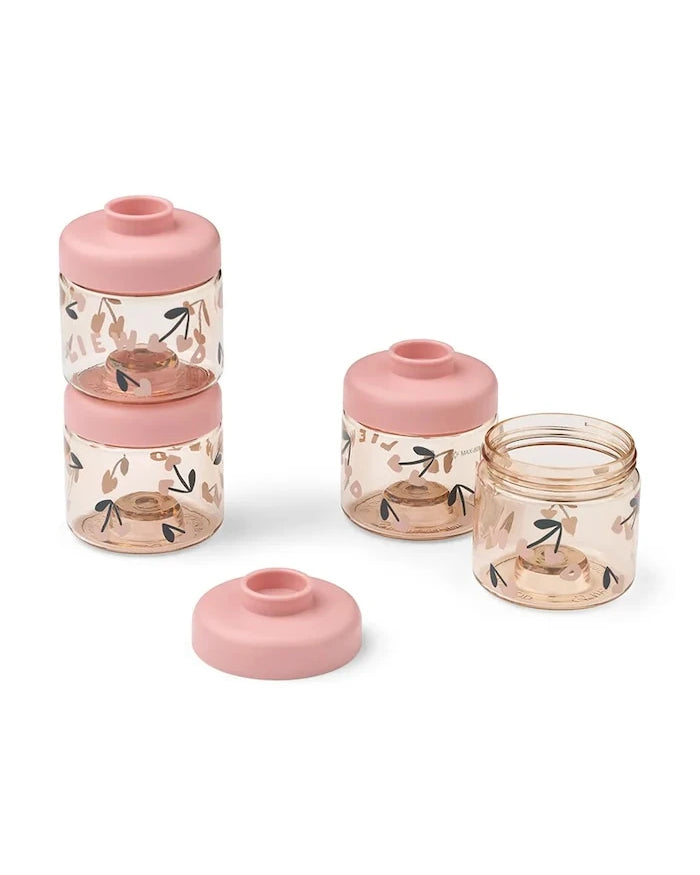 Liewood Çocuklar için Dominique Food Tritan Kutular 100 ml 4'lü Paket