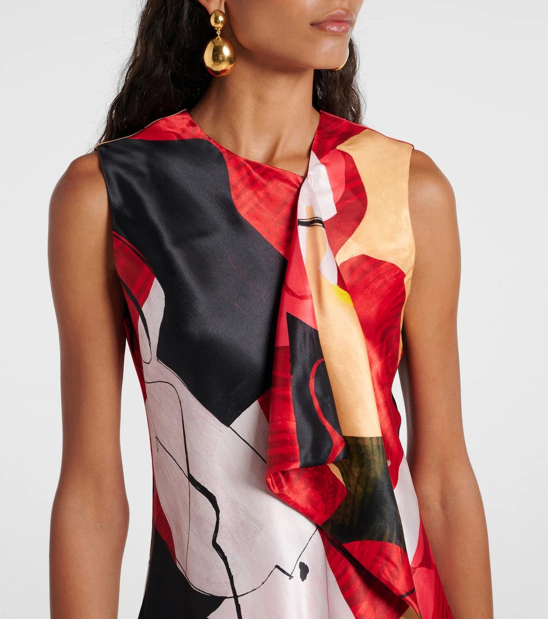 Roksanda - Kiara printed satin top