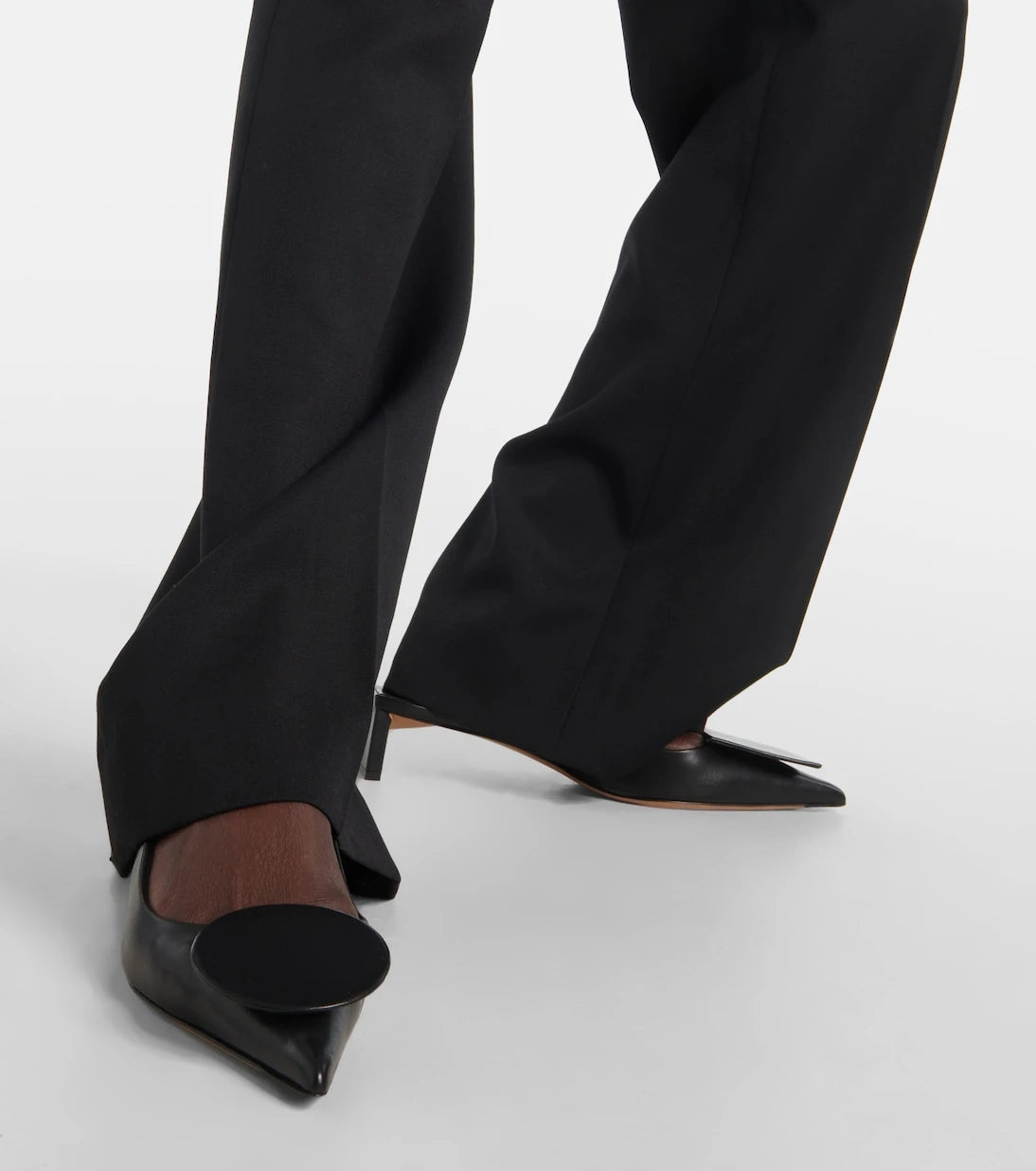 Jacquemus - Les Slingbacks Duelo leather pumps