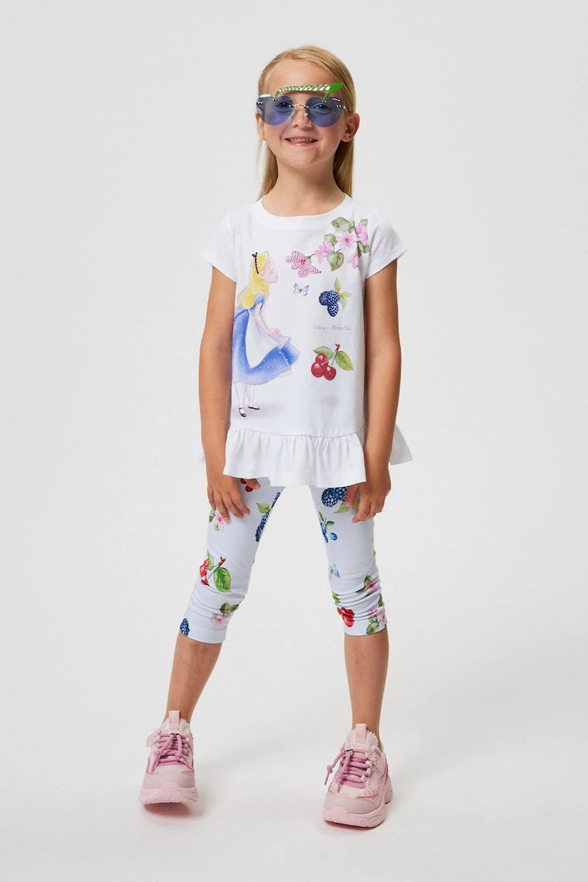 Monnalisa - Printed jersey T-shirt