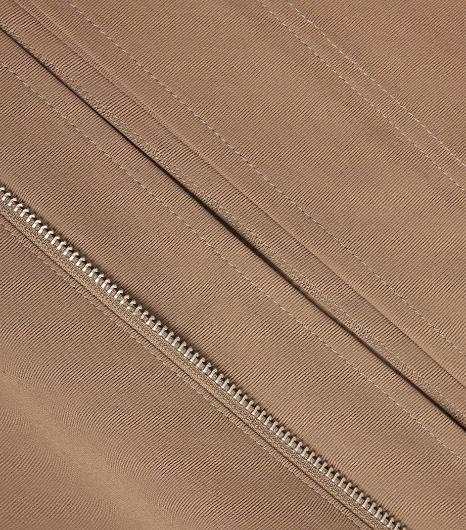 Toteme Brown Organic Cotton Oversized Trench Coat