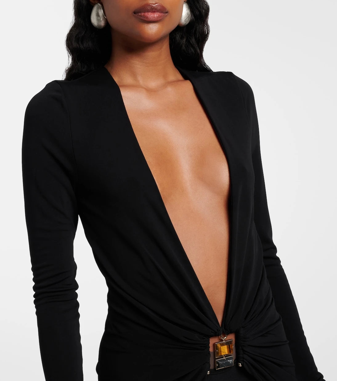 Christopher Esber - Bezel Quartz embellished maxi dress