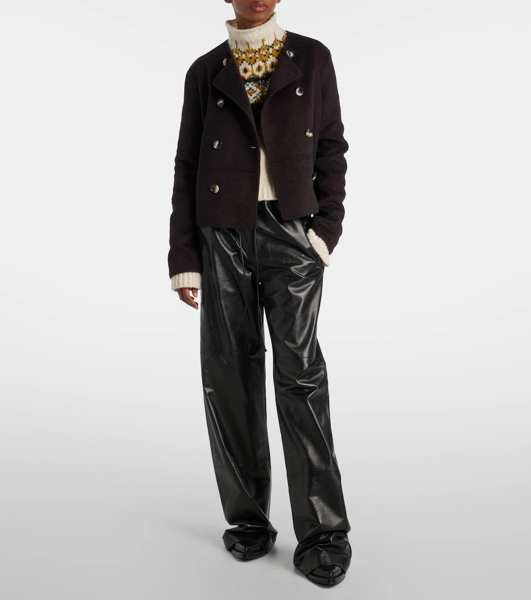 Proenza Schouler - White Label Magnus leather wide-leg pants