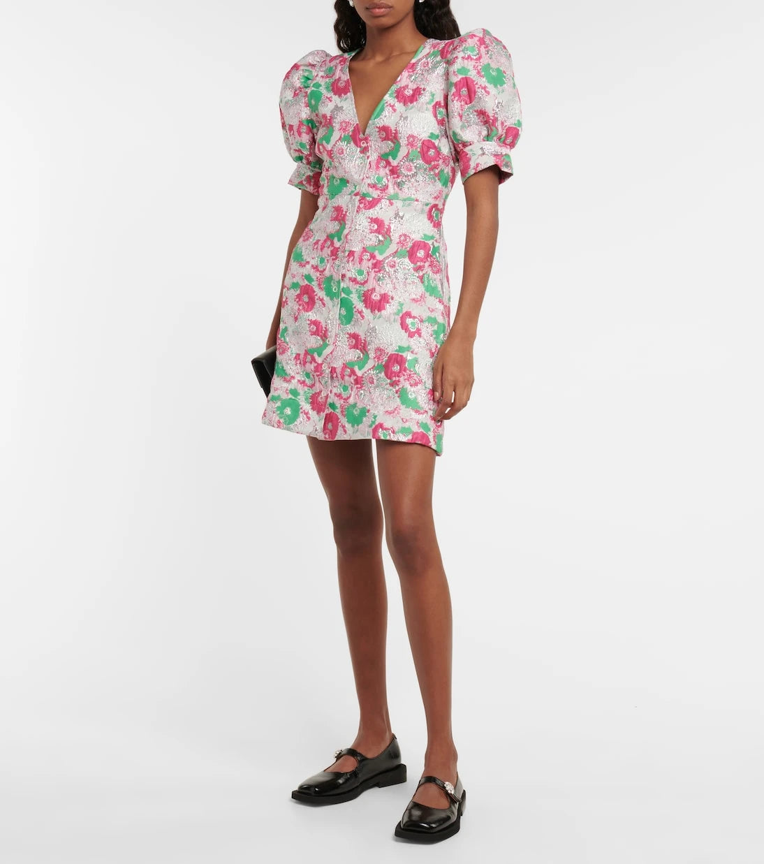Ganni - Printed minidress